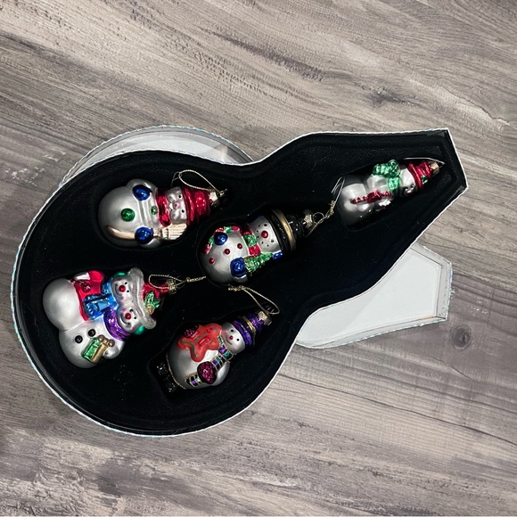 Festive Snowman Ornaments Set - Picture 2 of 3